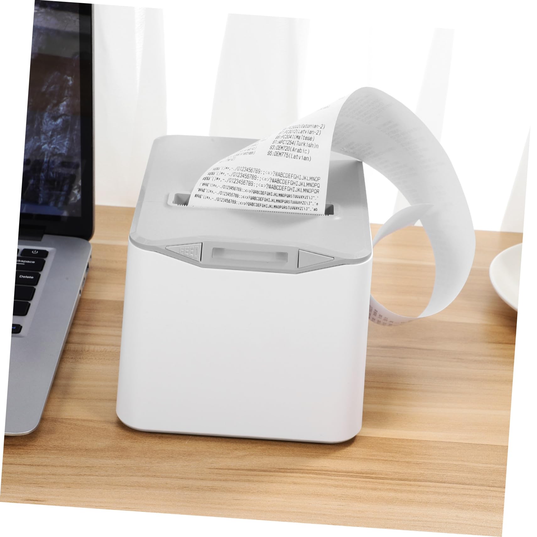 Gogogmee Thermal Label Printer Square Receipt Printer for Small Business Output USB Ethernet Interfaces for Shipping Labels Receipts