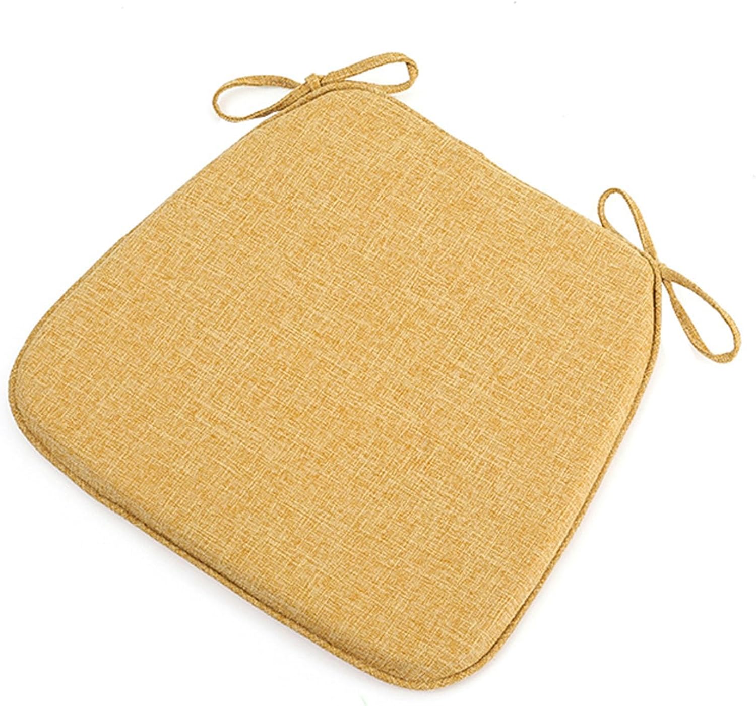 Chair Pads with Ties 18x17, Memory Foam Kitchen Chair Cushions with Ties 18 Inch