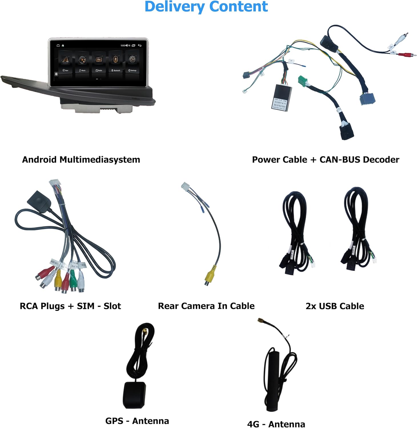 Bluetooth phone dialer screen on the TAFFIO system