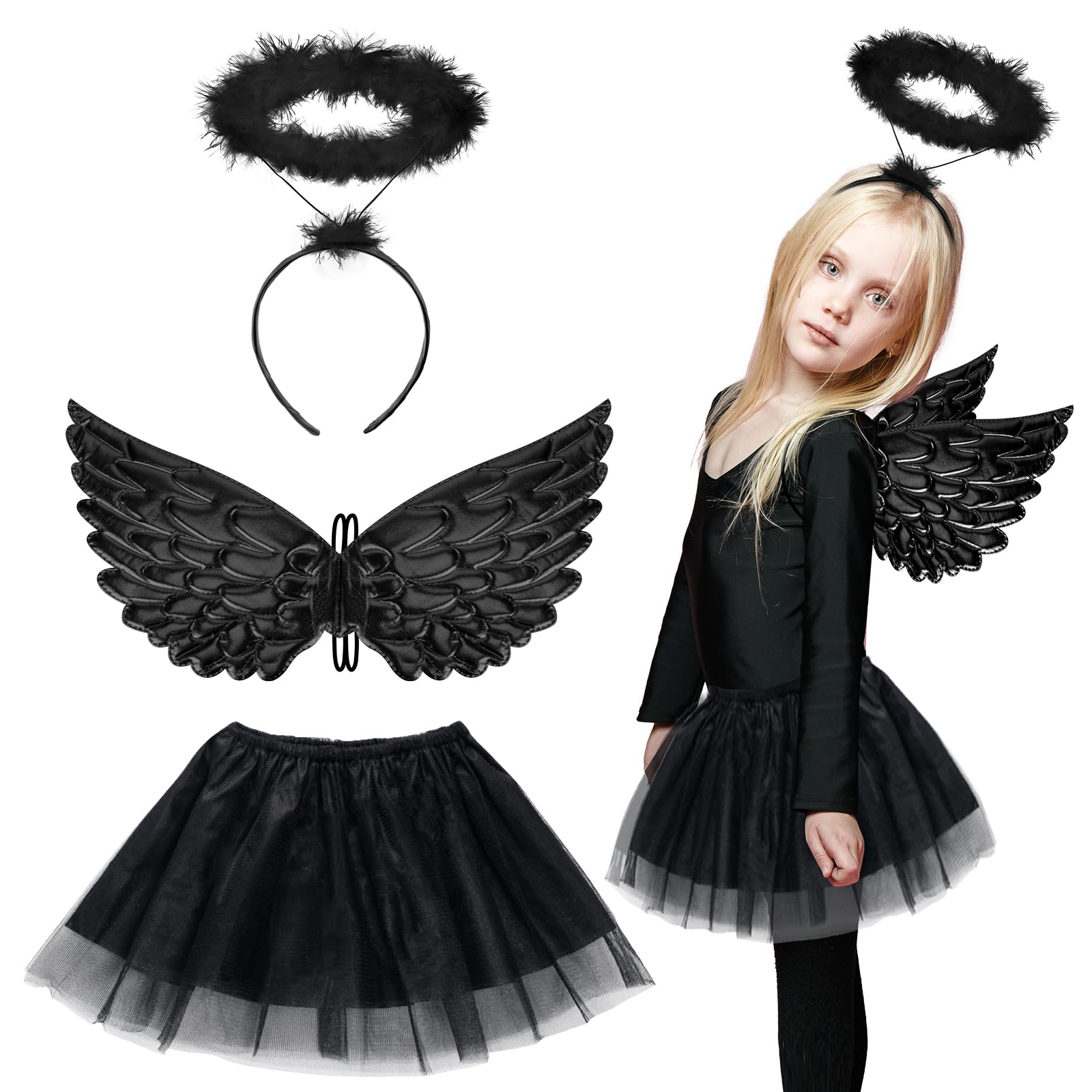 slim fit dress slacks Fallen Dark Angel Costume – Smiffys