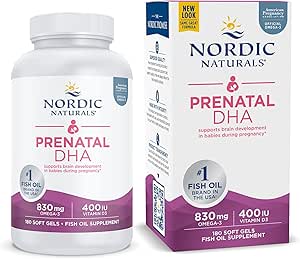 Nordic Naturals Prenatal DHA, Unflavored - 180 Soft Gels
