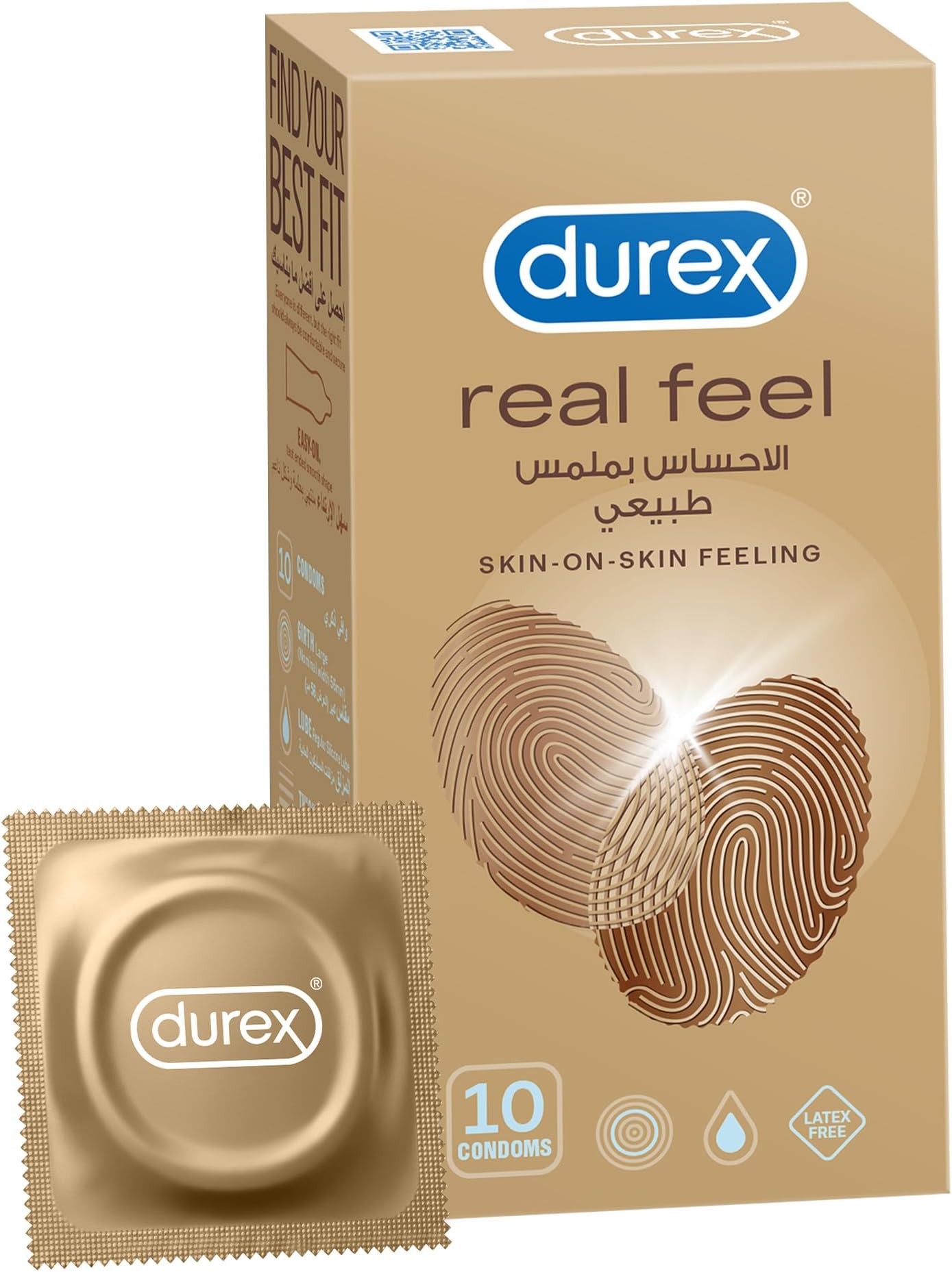 Real Feel Condoms for Men, Pack of 10