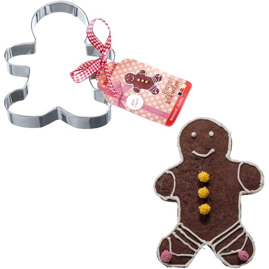 Tala Lebkuchen Ausstechformen Family Set - 4 Edelstahl Formen Mann Frau Kind