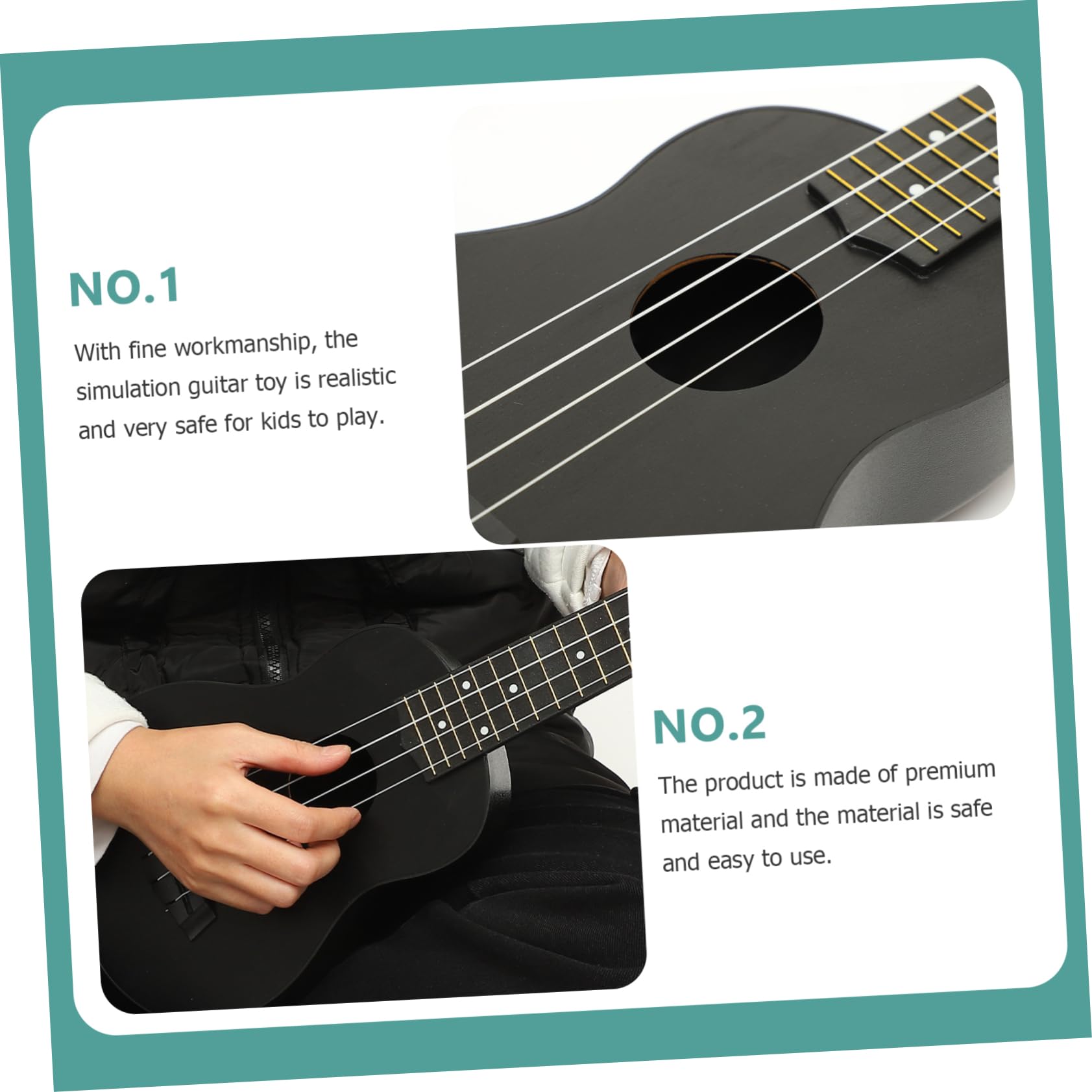 Ukulele Soprano Chitarra Acustica Legno Per Principianti Ragazzo Ragazza Adulti Musica Strumento