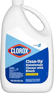 CloroxPro Clean-Up Disinfectant Cleaner with Bleach Refill, 128 oz - Kills COVID-19 in 30 Sec, Mold Remover