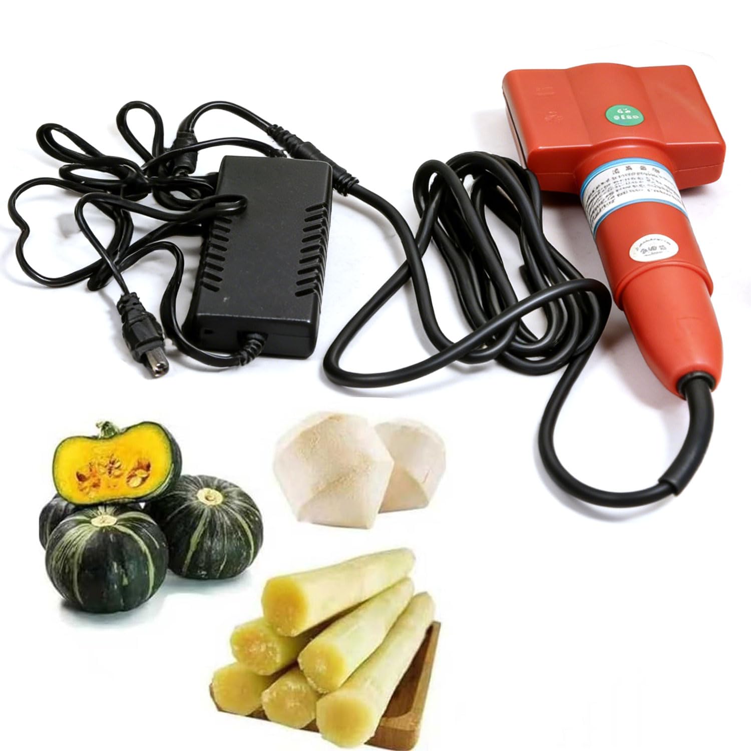 Éplucheur électrique automatique pour fruits et légumes, éplucheur commercial haute vitesse avec épluchage précis, aucun dommage à produire, idéal pour noix de coco, citrouille, ananas, etc