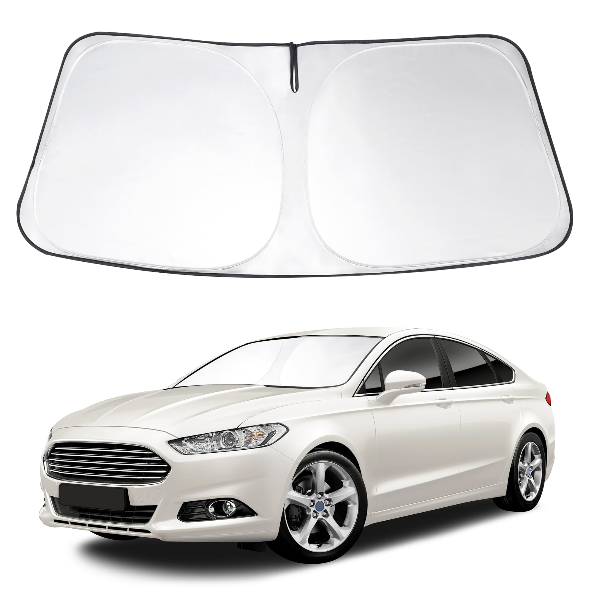 Windshield Sun Shade Sunshade for 2013-2020 2021 Ford Fusion