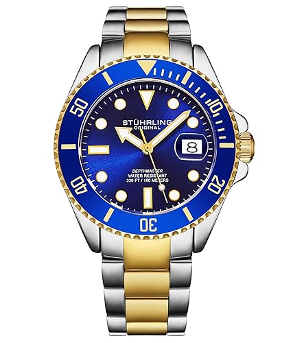 Stuhrling Original Men's Dive Watch - Dive Watch for Men,