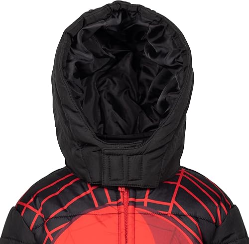 Miniatura 5 de Chaqueta acolchada con cremallera de cosplay de Marvel para niños pequeños hasta grandes, tallas (2T - 14-16)