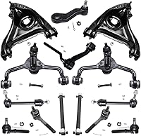Vista 131 de Detroit Axle - Kit de suspensión frontal de 15 piezas para Jeep Grand Cherokee 99-04 1999 2000 2001 2002 2003 2004, brazos de control superior e