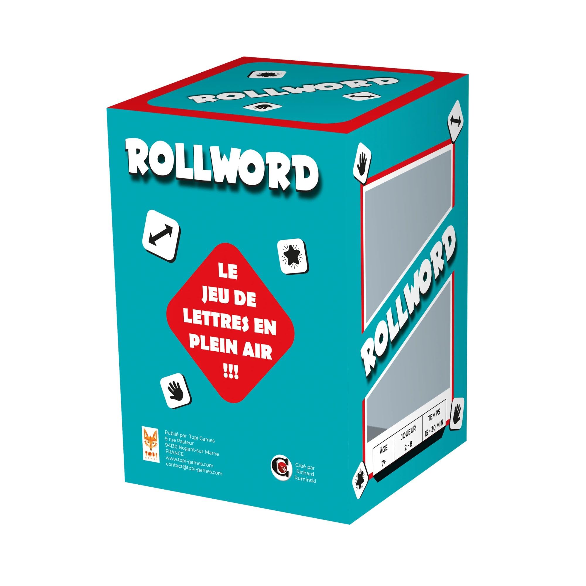 Topi Games Rollword Würfel-Wortspiel auf Englisch