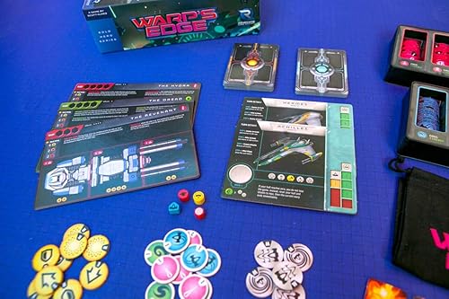Miniatura 2 de Renegade Game Studios Warp's Edge | Un juego de construcción de bolsas en solitario de combate espacial épico para mayores de 10 años, negro