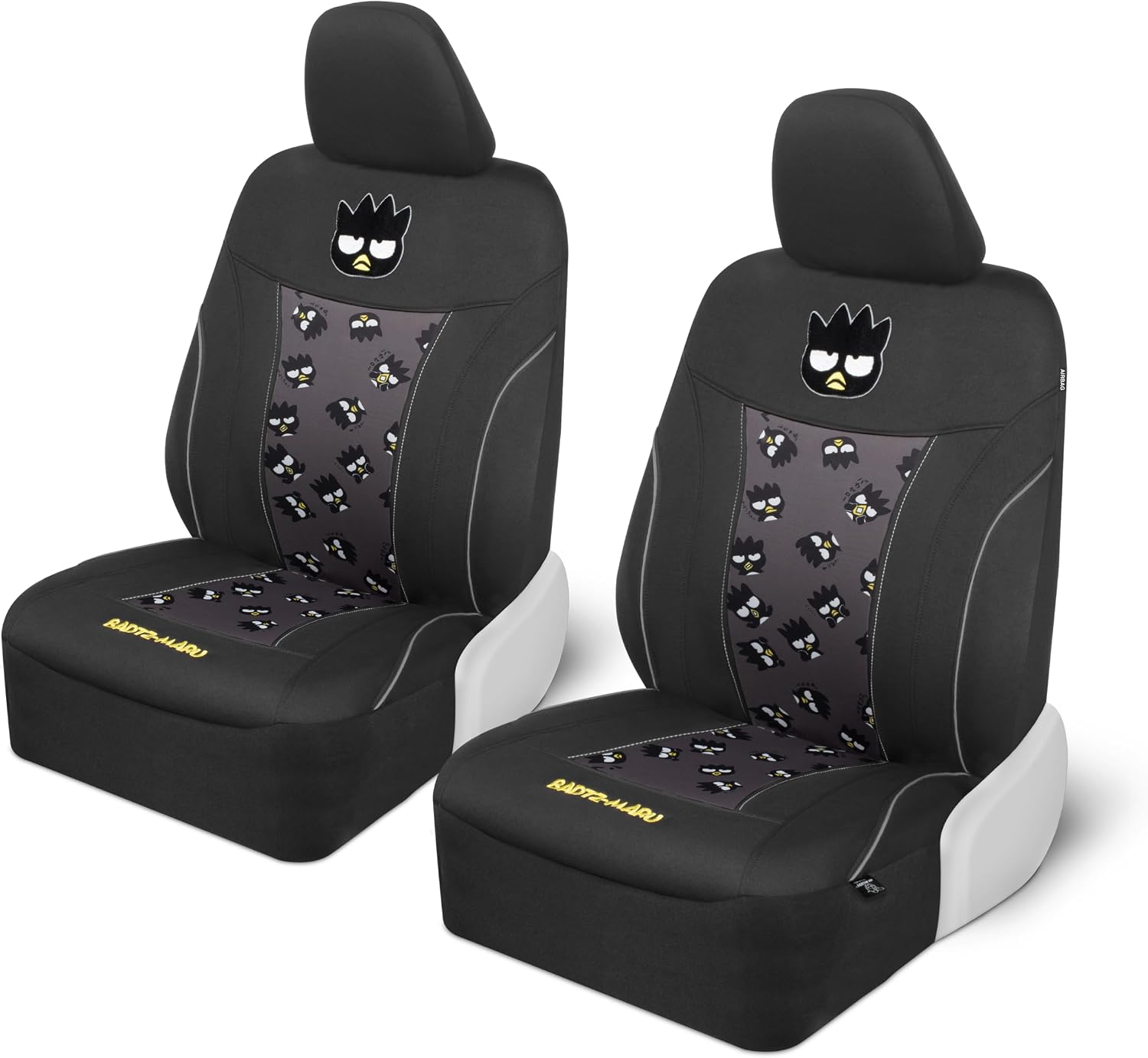 Badtz-Maru 2 Front Car Seat Covers & 4 Floor Mats, Sanrio Auto Accessories image 2