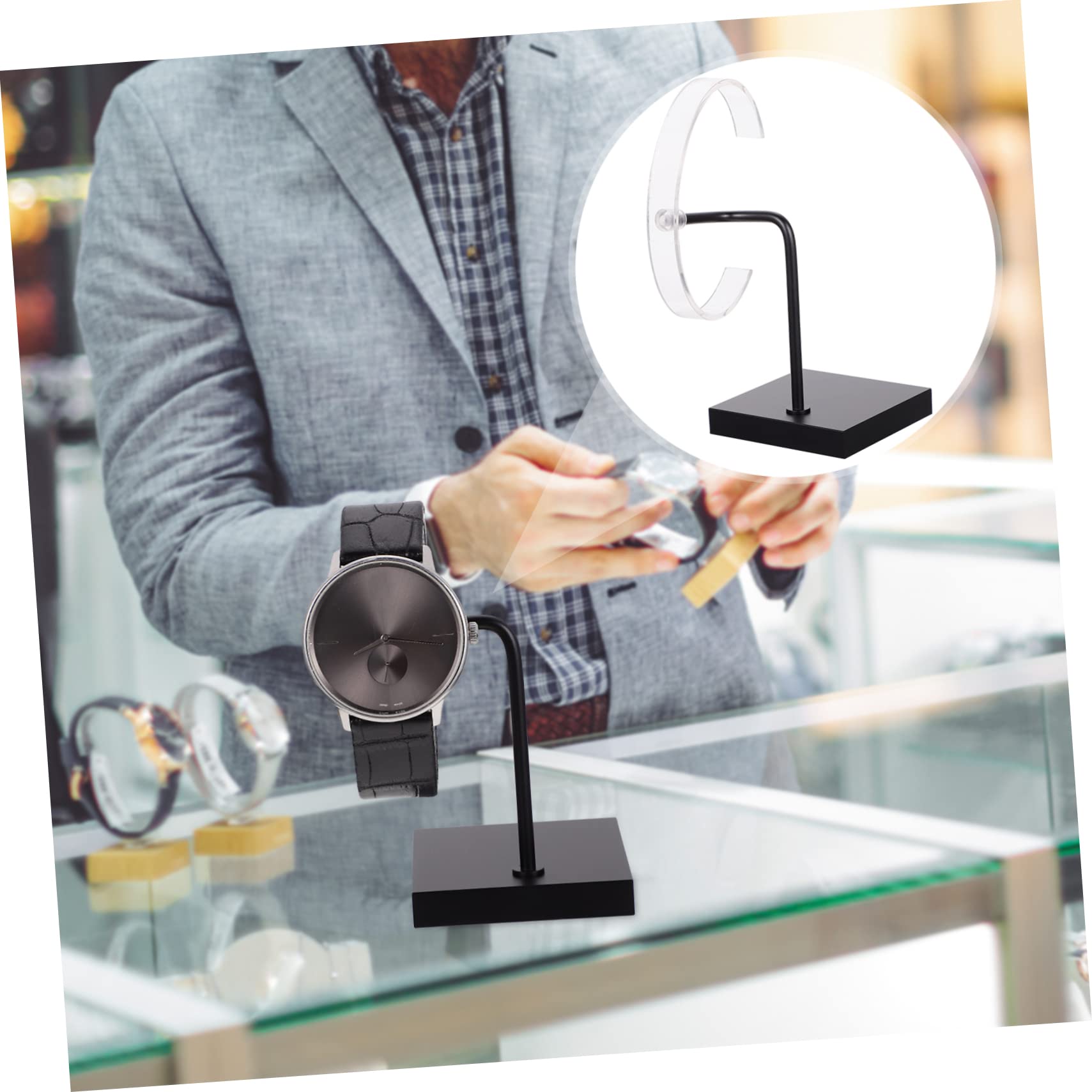 3stücke Eleganter Uhrenständer Stabiler Und Handgelenk-uhrenhalter Für Schmuckdisplay Vielseitige Präsentation Von Uhren Und Armbändern Im Einzelhandel