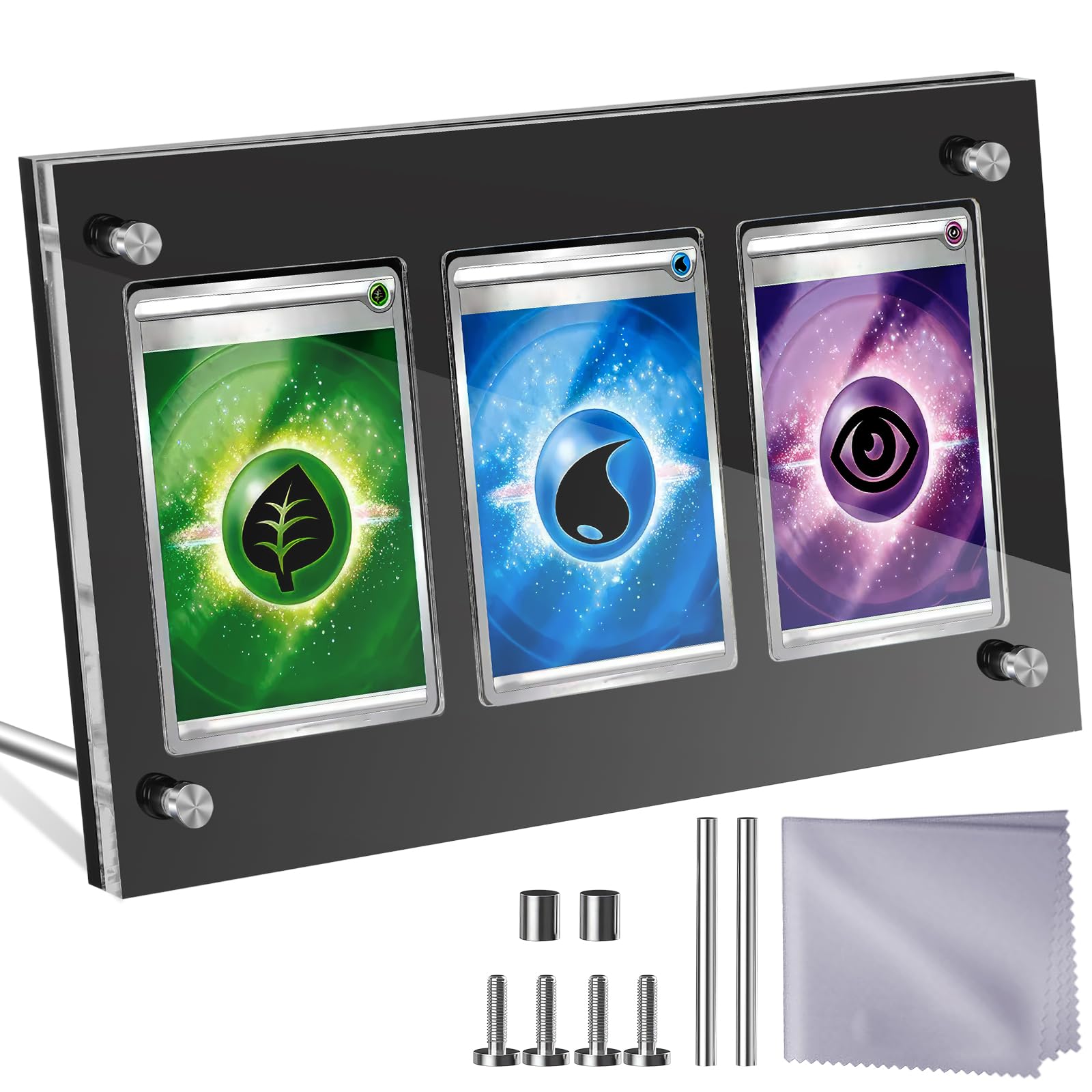 Amazon.co.jp: HIMOMOスクリューダウン 3連 カードスタンド ショー