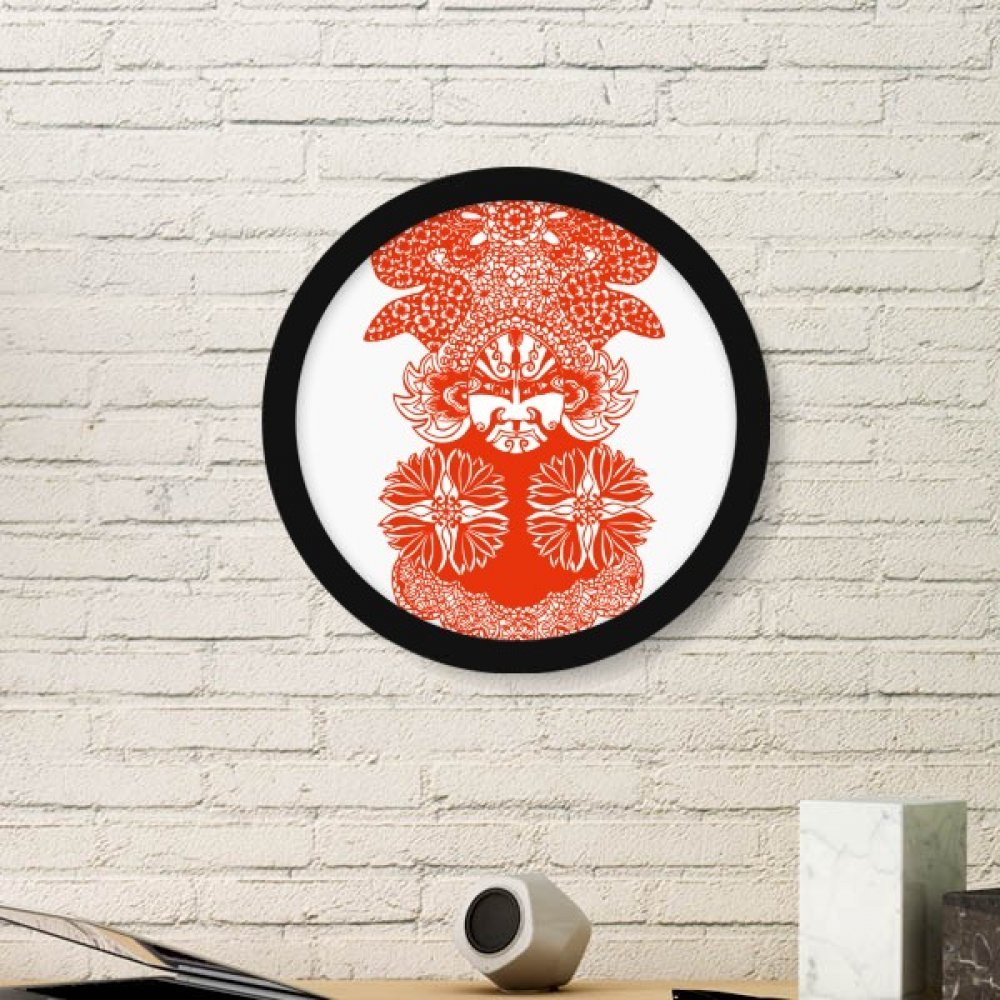 Papier-Cut Art Traditionnel Chinois cadre photo noir illustration déification DIYthinker