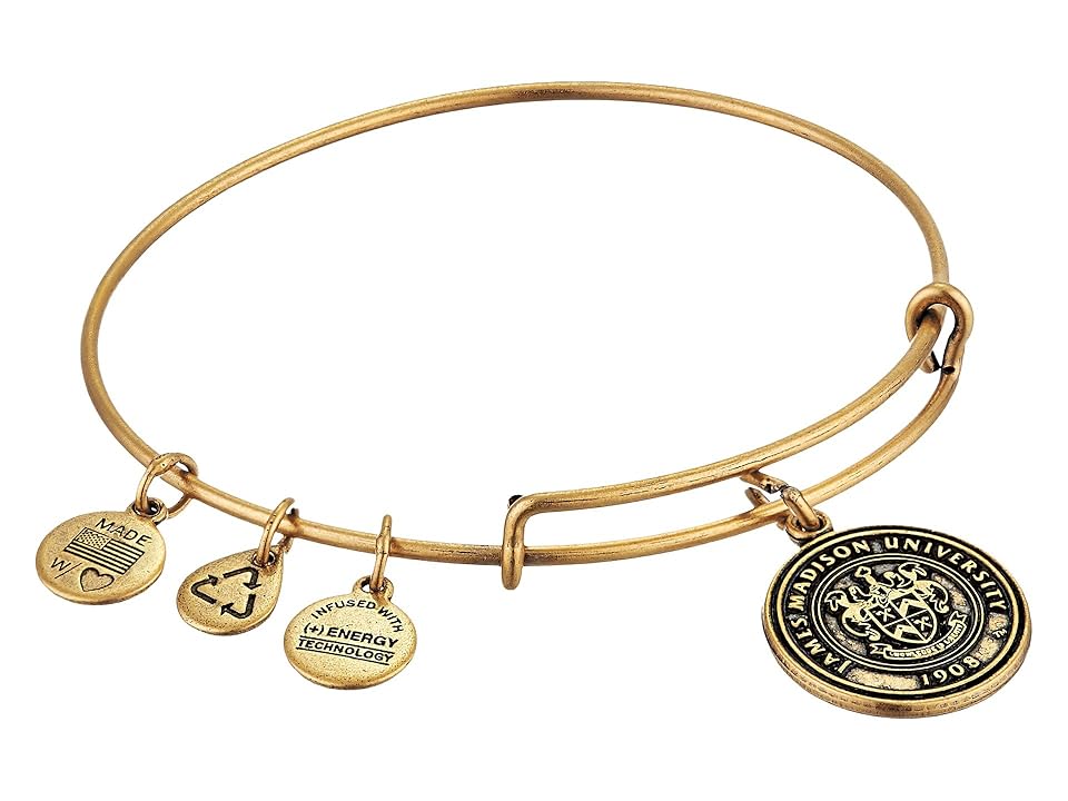 

Alex and Ani James Madison University Charm Bangle (Rafaelian Gold Finish) Bracelet