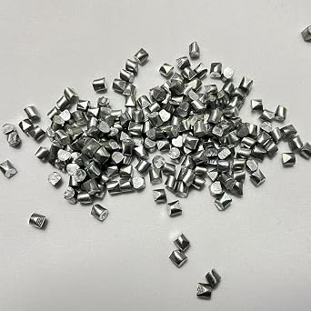 100 Grams Zinc Metal Granules, 99.99% Purity Zn Pellets Small Chops