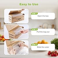 Vista 5 de [2025 New] Bonsenkitchen 11” x 150’ Vacuum Sealer Bags Rolls with Cutter for Food Storage, Commercial Grade, BPA Free, Great for Meal Prep and Sous