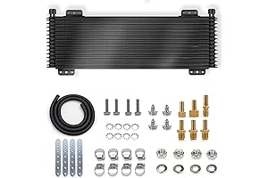 Tru-Cool Max Black 47391 Performance Transmission Cooler with Mounting Hardware