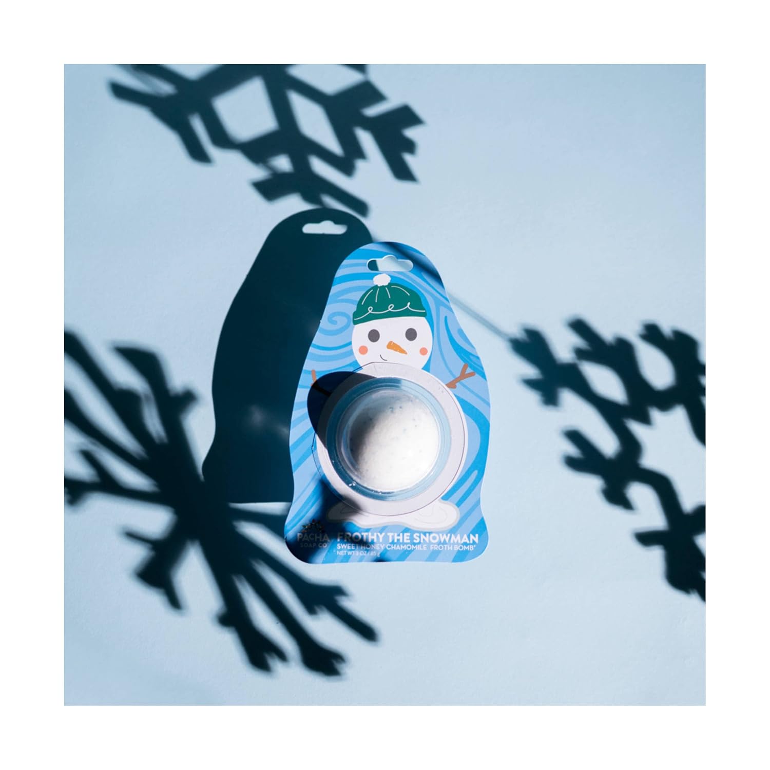 Pacha Soap Frothy The Snowman Froth Bomb, 3 OZ