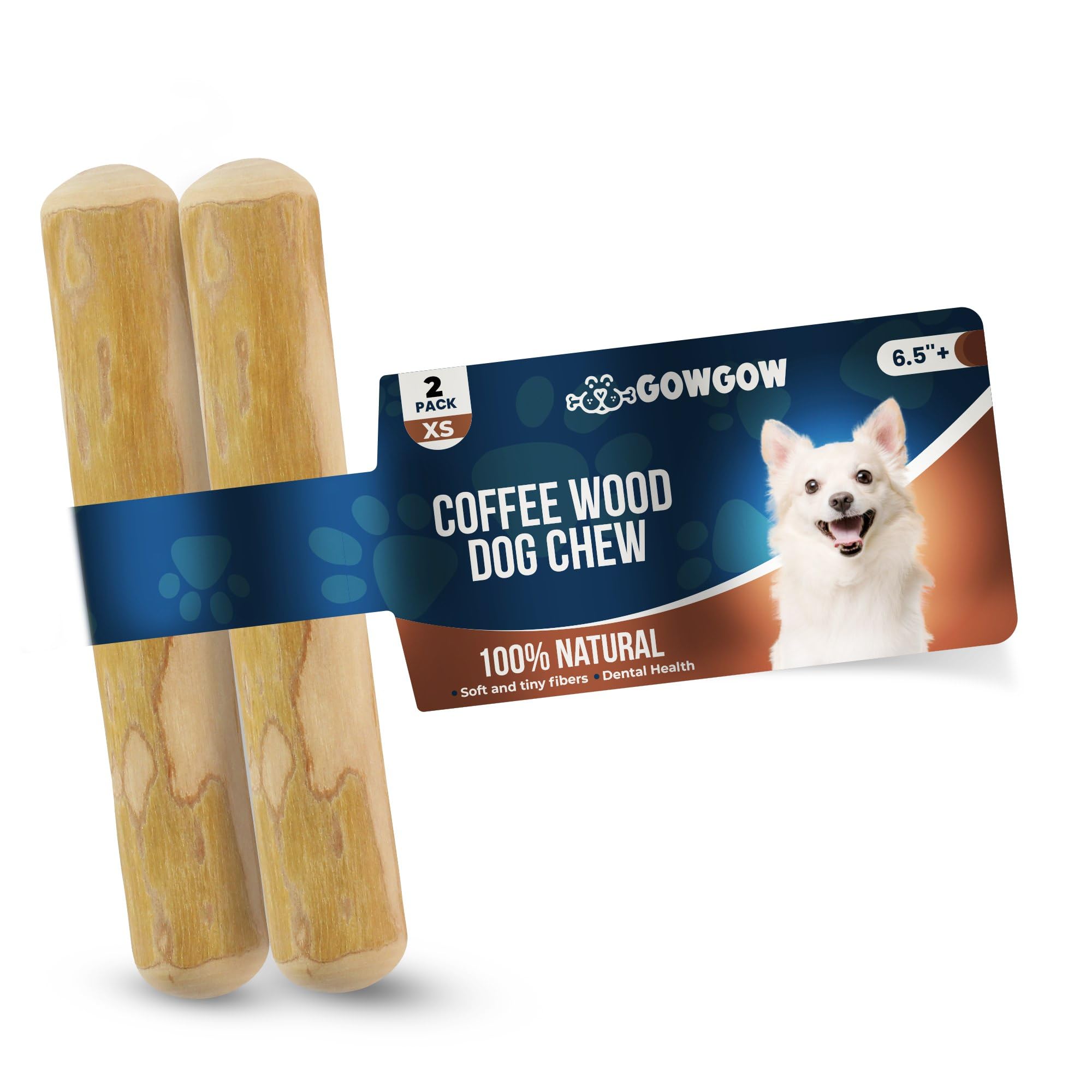 Real Coffee Wood Chews for Dogs 2 Pack XS