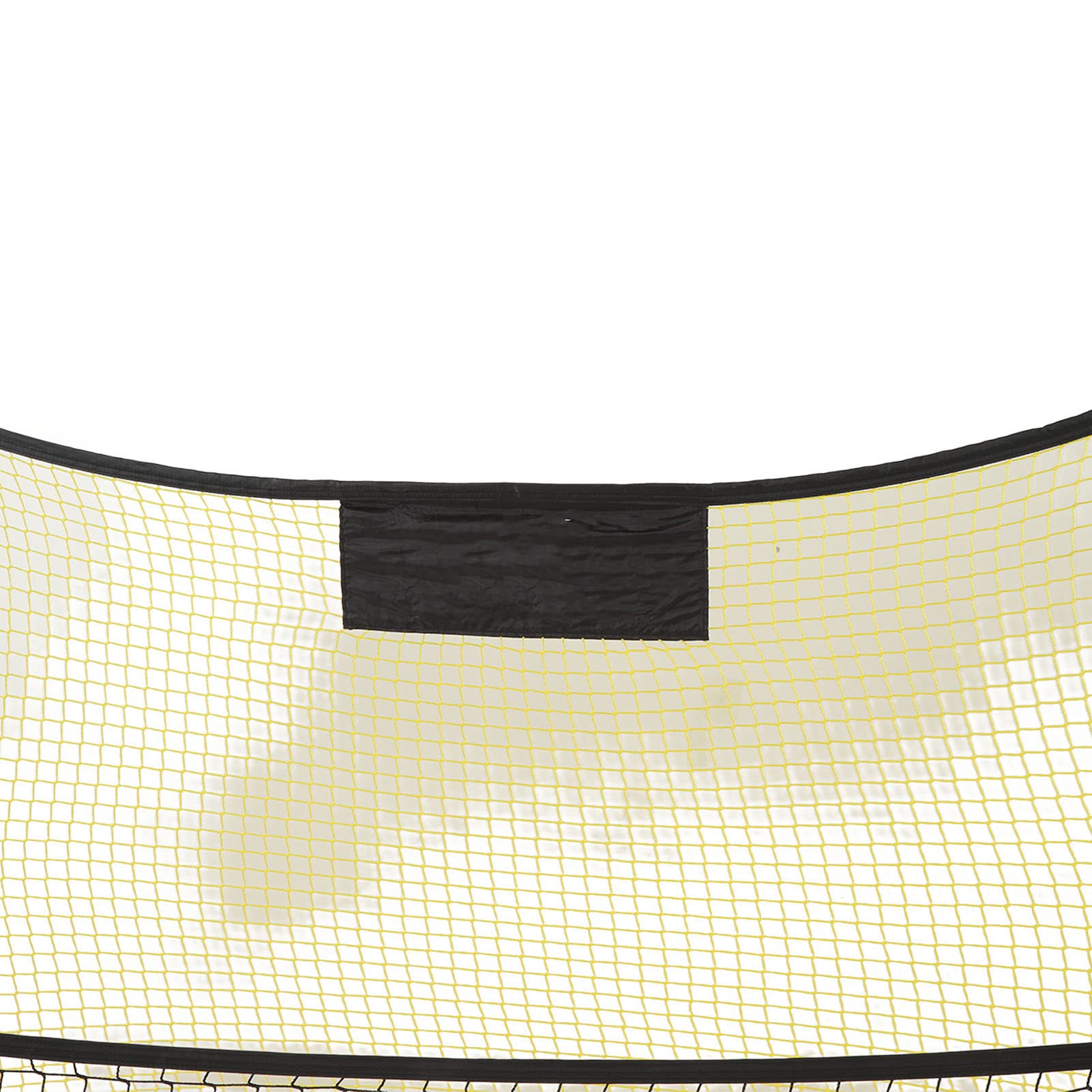 Rete da Rimbalzo da Calcio, Rete da Rimbalzo da Calcio con Design Staccabile Rete da Rimbalzo Portatile 2 in 1 a Doppia Faccia Gialla e Nera per Allenamenti di Calcio
