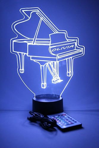 Miniatura 10 de Lámpara de mesa de escritorio con nombre de sonido de músico musical, con forma de lámpara LED personalizada, nuestra última característica es WOW,