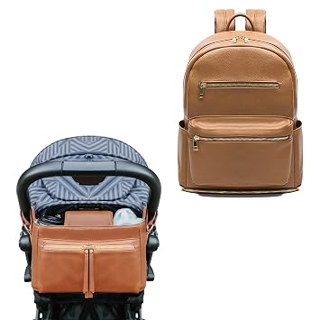 Diaper Bag Backpack, Stroller Organizer 