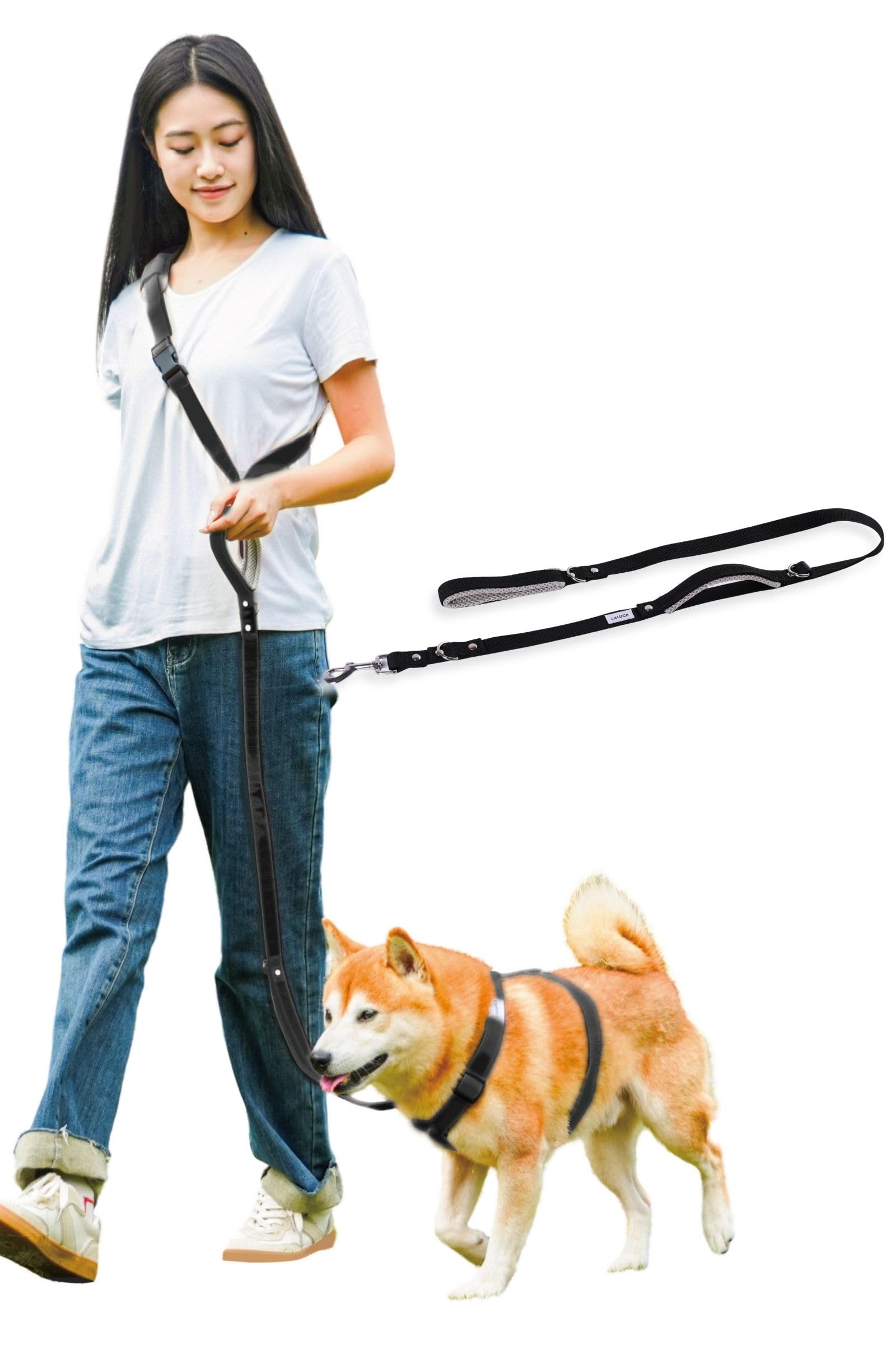 Amazon | [LaLUCA GOODS] 犬 ショルダーリード 小型犬 中型犬 大型犬