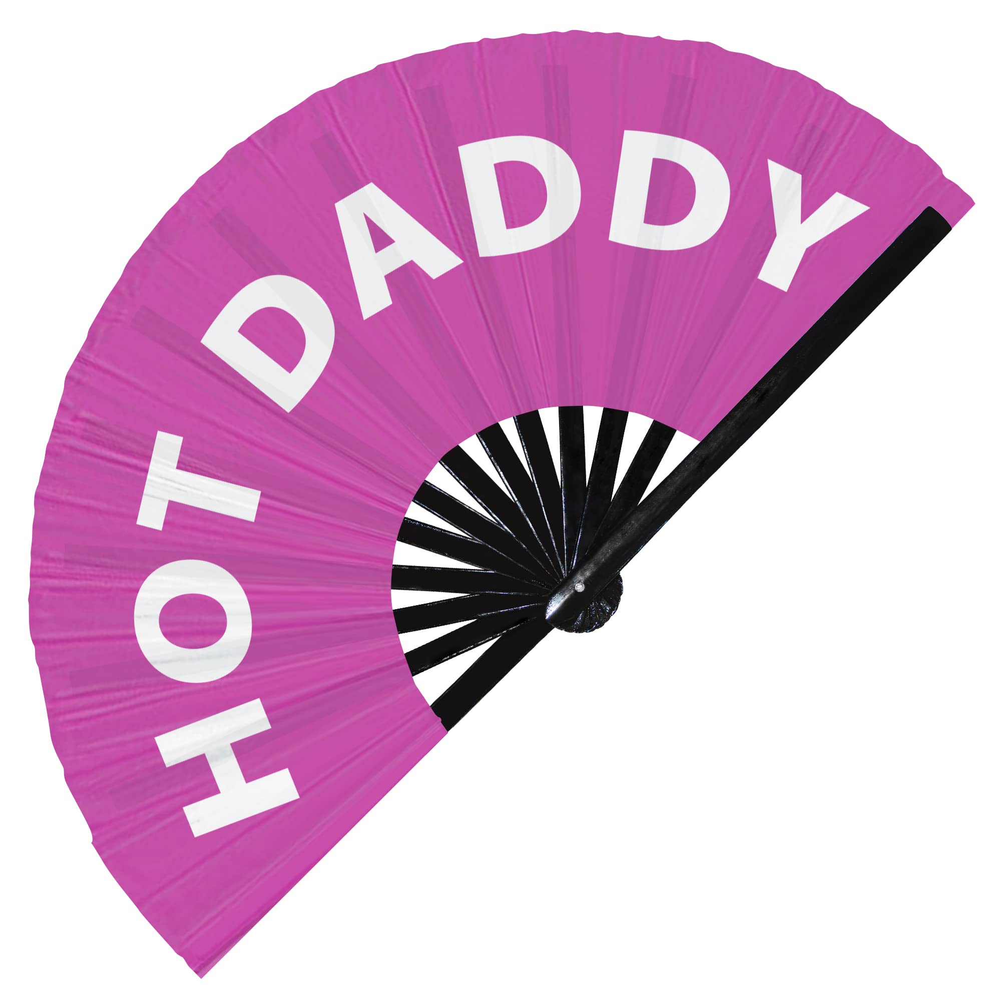 Come Here Daddy Hand Fan Foldable Bamboo Circuit Hand Fan Funny Pride ...