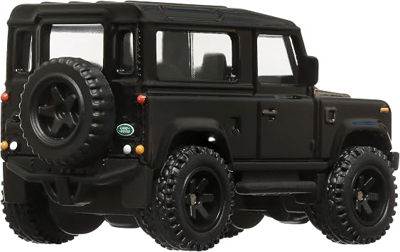 Hot Wheels Fast and Fast - Land Rover Defender 90 Ride On Toy Mini Car Ages 3+ Black HYP74