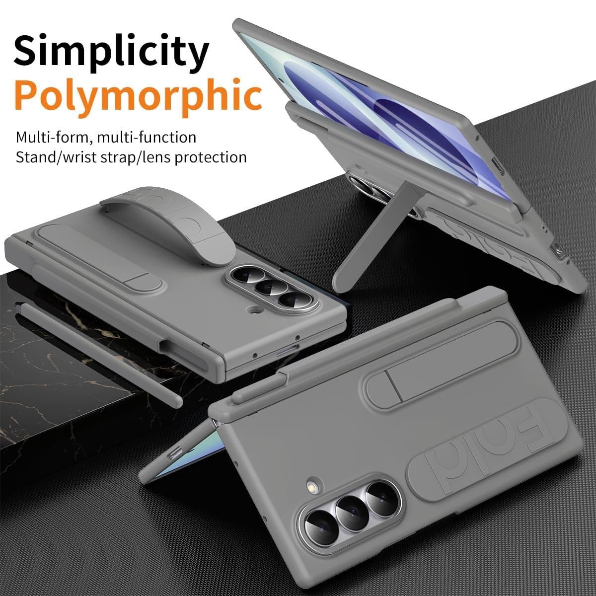 Custodia for Samsung Galaxy Z Fold 8 Ultra porta S-Pen supporto