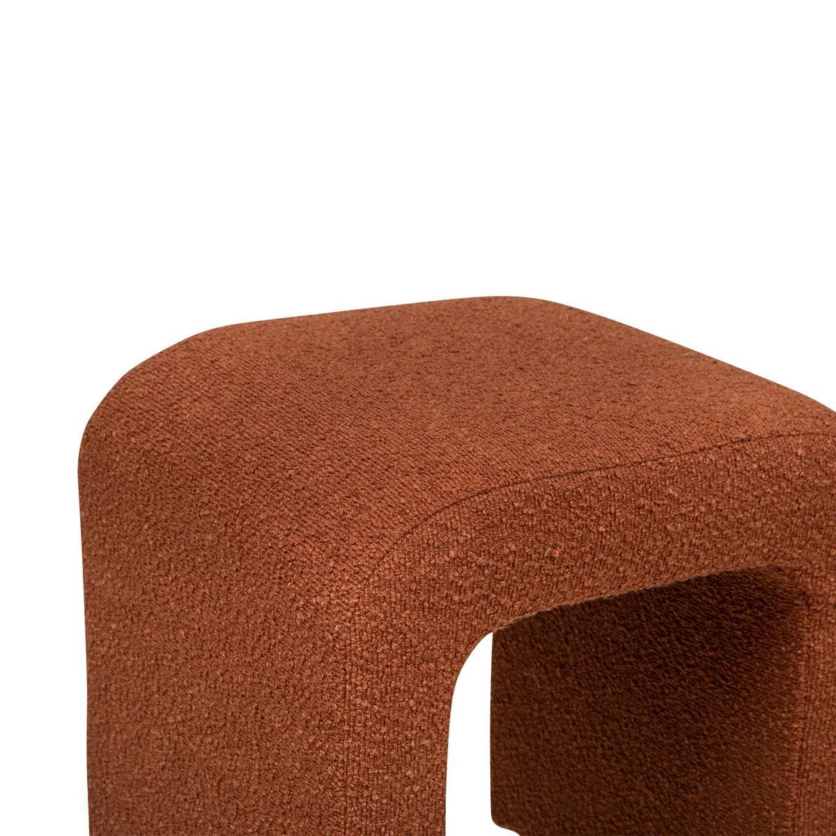 Atmosphera Tabouret Bouclette Sevi Ambre Ambre
