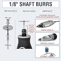 Vista 3 de 10 pcs Diamond Cutting Wheel Cut Off Discs Coated Rotary Tools W/Mandrel 22mm for Dremel