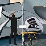Tente de dôme SUV UNP pour le camping, tente de camping extérieure pour 6 personnes, installation facile, tente de hayon SUV avec auvent 10' x 10' pour camping en véhicule