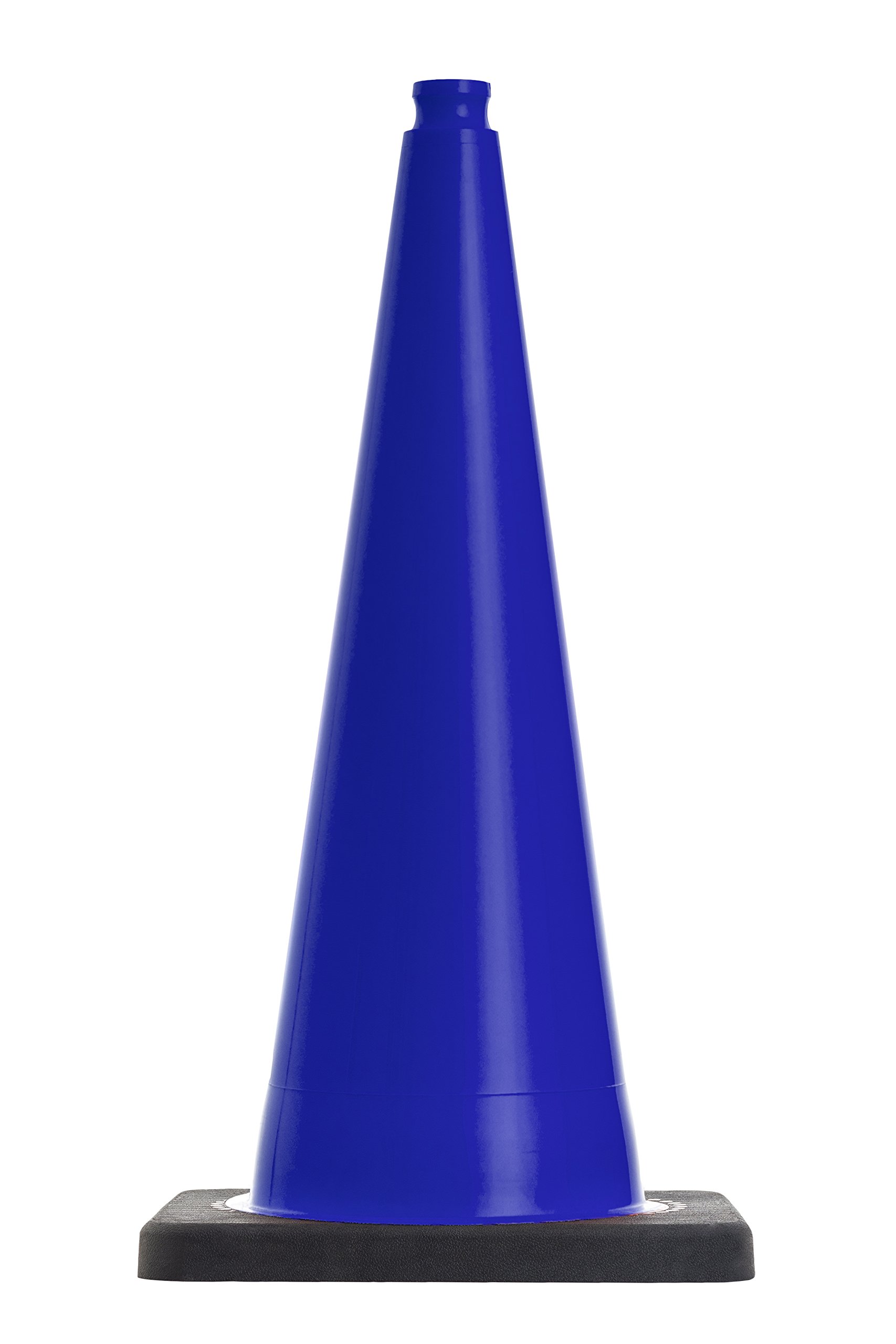 2 Stück Leitkegel, Pilonen 4,2kg schwer, flexibel 75 cm groß, blau ohne Folien