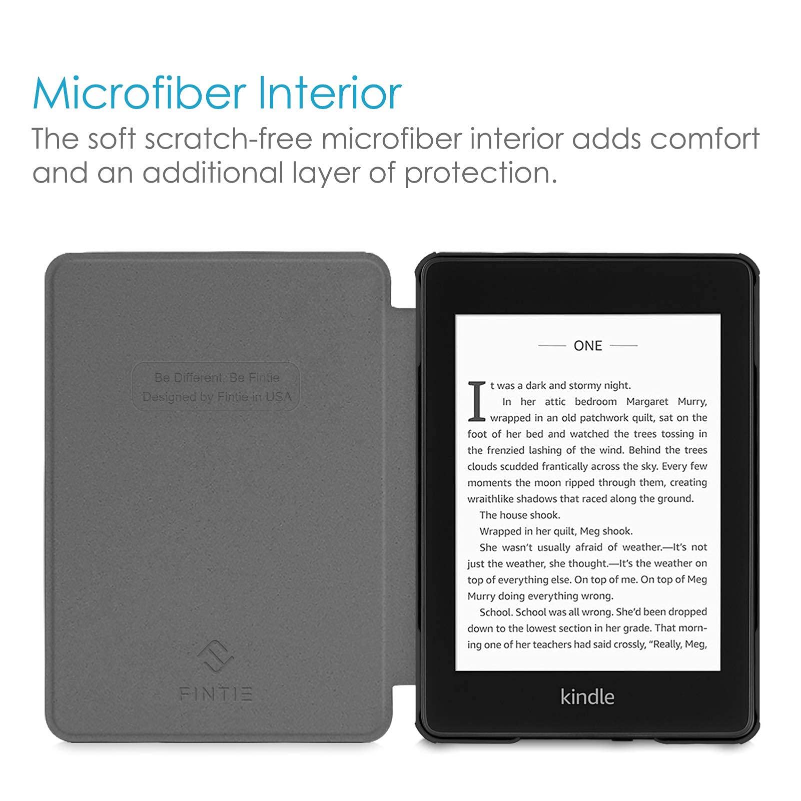 FINTIE Étui pour 6" Kindle Paperwhite 10ème Génération 2018 (Numéro de modèle: PQ94WIF) - Coque Léger avec Auto Réveil/Veille (n'est Pas pour 6" Kindle 10e Gén 2019 J9G29R), Hibiscus Fleurs