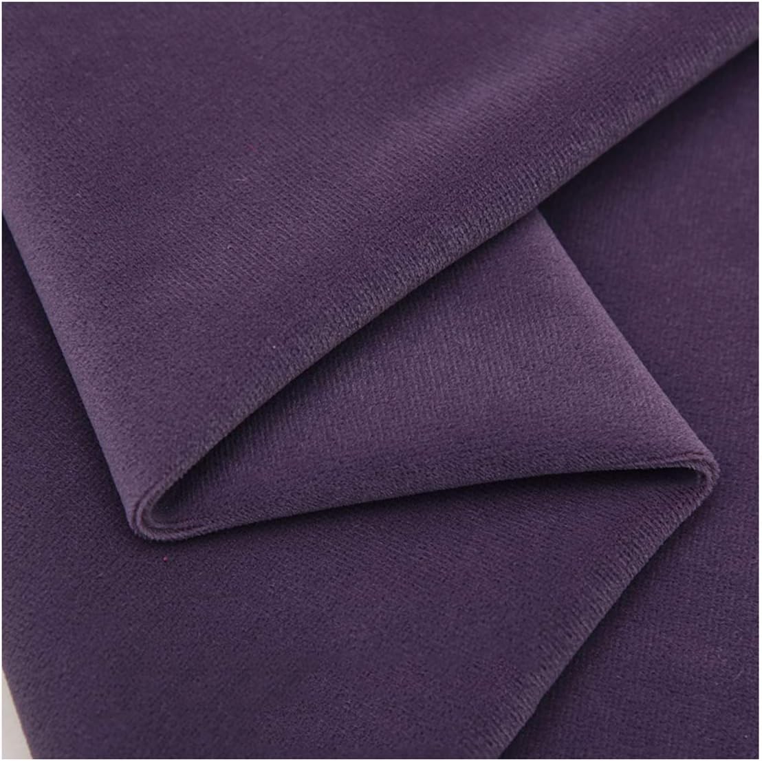 Matte Velvet Fabric by The Meter 150cm 59'' Wide for Furniture Upholstery, Chair Seat Cover, Crafts, Home Decor, red/Purple(Color:purple20)