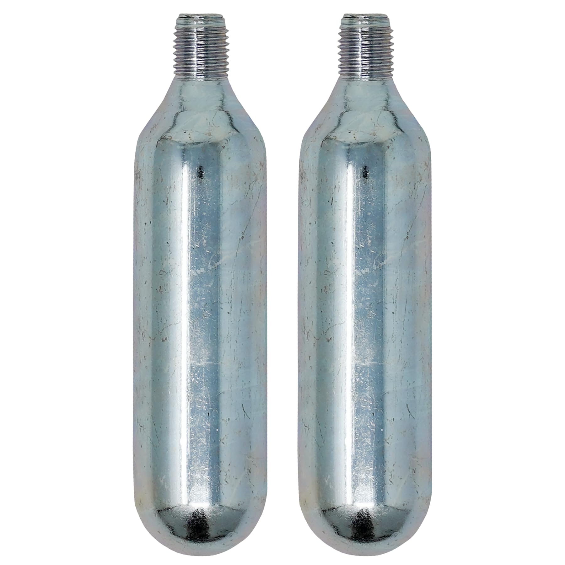 Laxzo ® CO2 Cartridge 16g Gas Canisters Threaded Gas Capsules For Inflators, Airsoft Guns, Air Pistol, Tires, Bike Pumps & CO2 Airsoft Accessories 2PCS