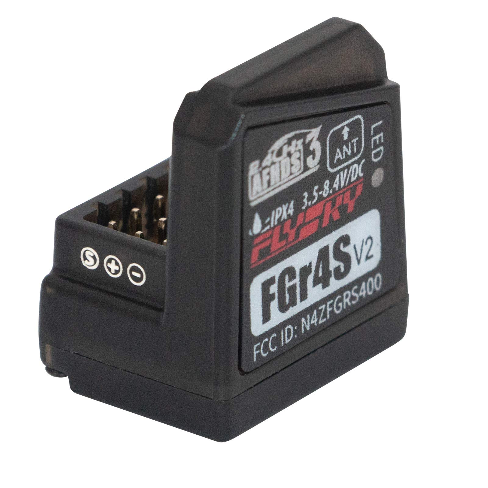Hylukon Flysky FGR4S V2 Receiver AFHDS 3 Built-in Single-Antenna Bidirectional PWM/PPM/IBUS Output Receiver for Flysky NB4 PL18 RC Transmitter