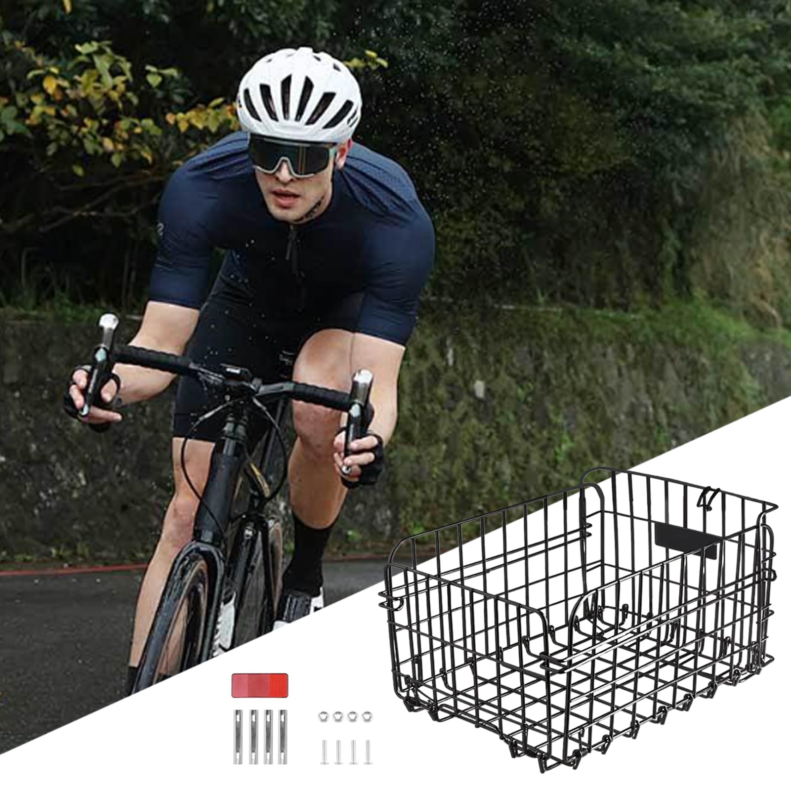Tylny kosz rowerowy Duży Bagażnik Sakwowy Akcesoria Rowerowe