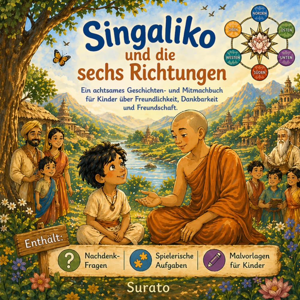 Singaliko und die sechs Richtungen: Eine Kindergeschichte über Freundschaft, Respekt und Mitgefühl