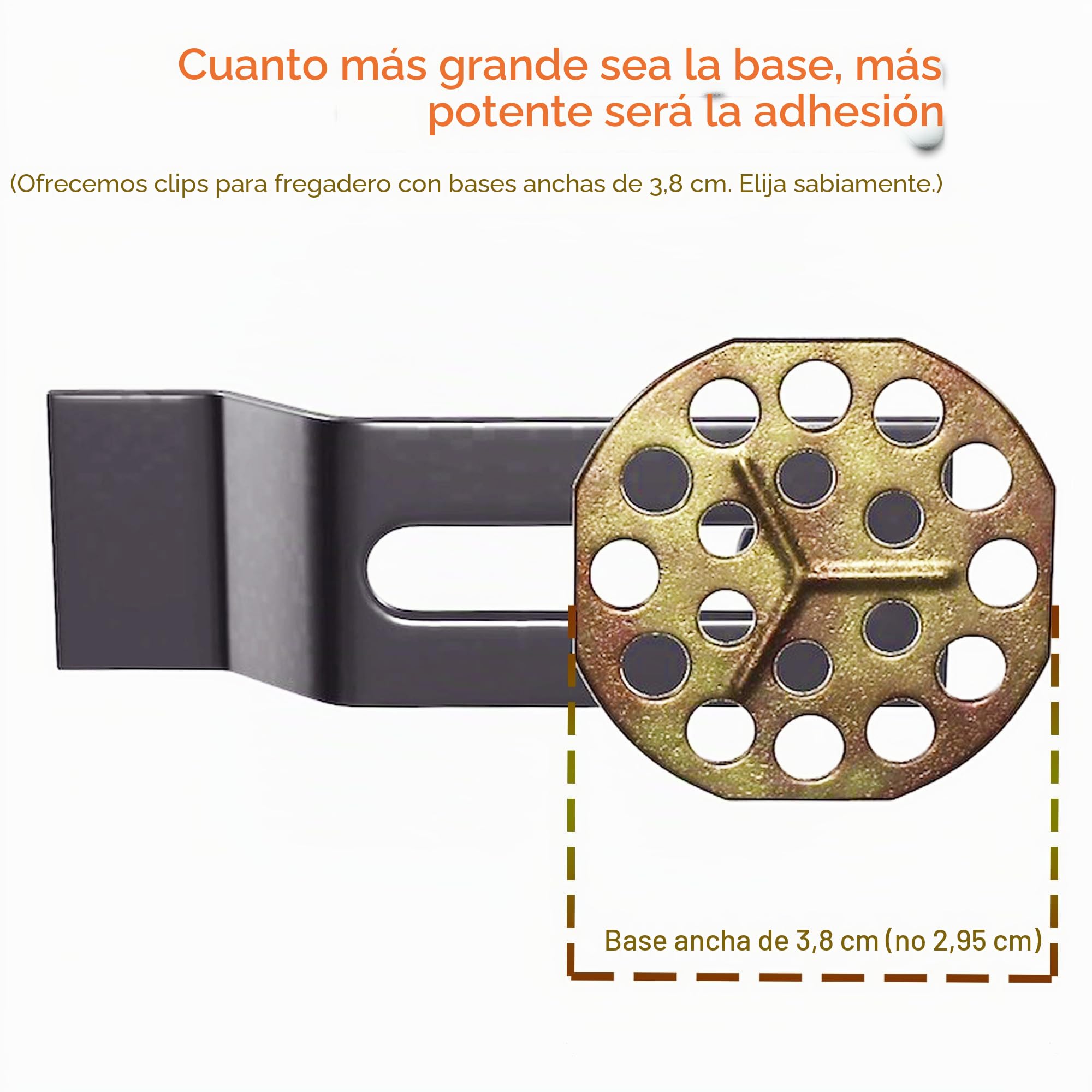 Clips para fregadero, soportes para fregadero de baño, cocina, cerámica, acero inoxidable, abrazaderas de soporte para lavabo de mármol y granito, kit de reparación de instalación de encimera (10)