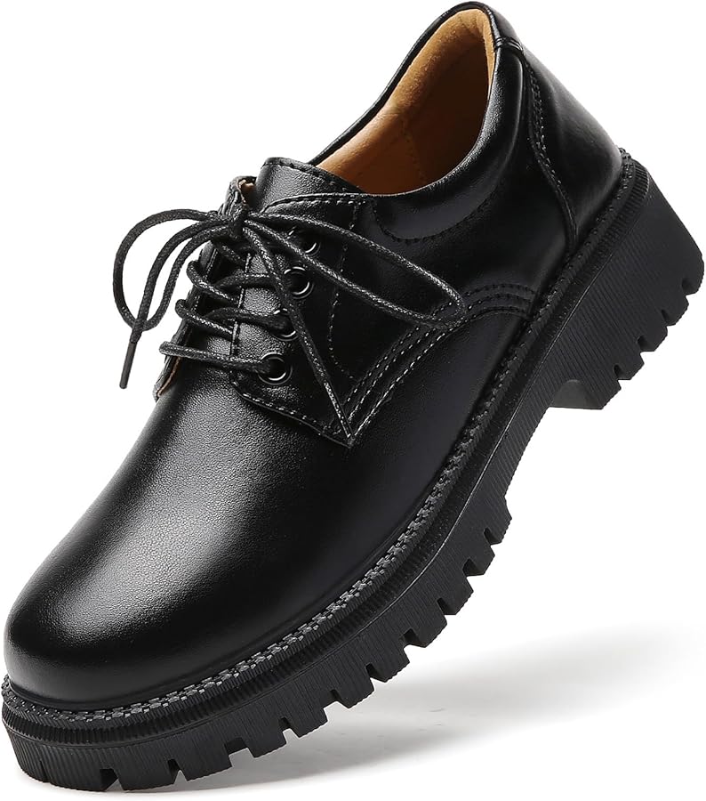 Amazon.com | IUY Women Oxford Shoe Black Oxford Shoes for Women