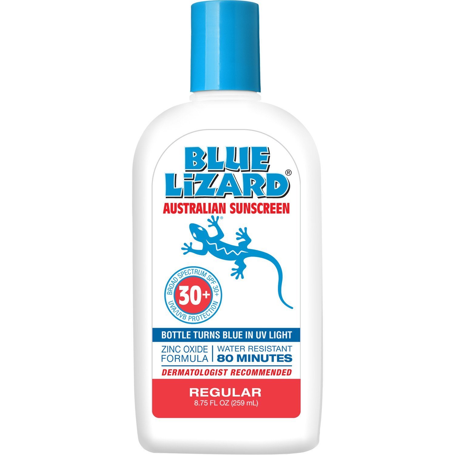 Blue Lizard Australian Sunscreen – Regular – SPF 30+ – 8.75 oz.