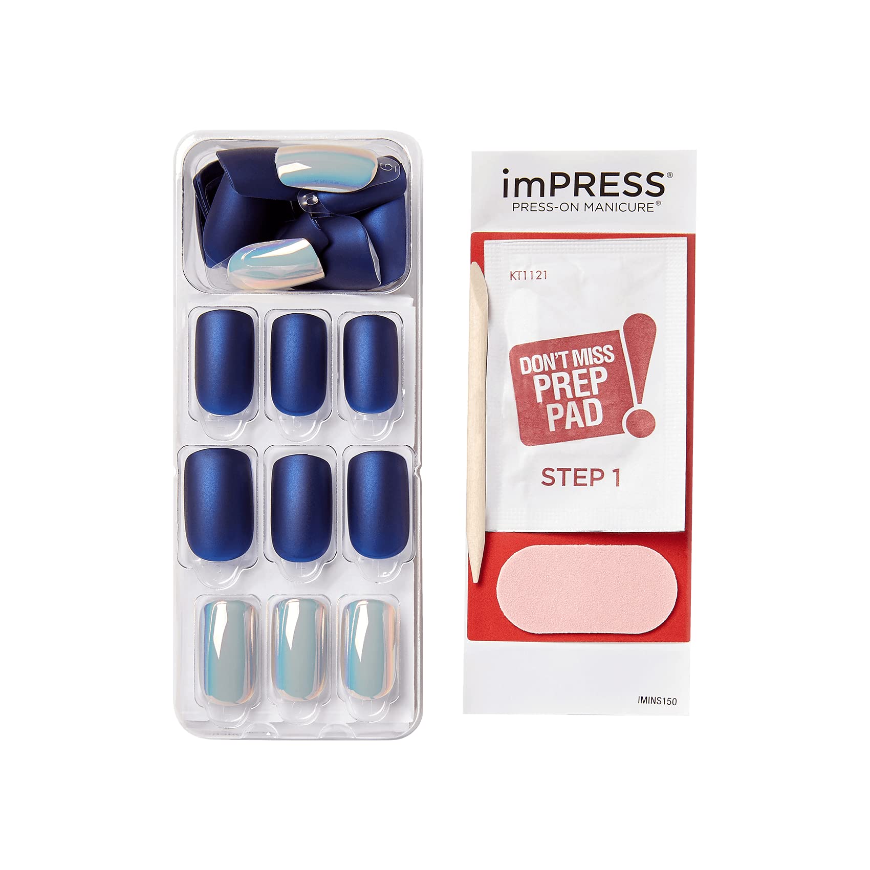 KISS imPRESS sztuczne paznokcie samoprzylepne Press-On Manicure, Daydream, 30 szt.