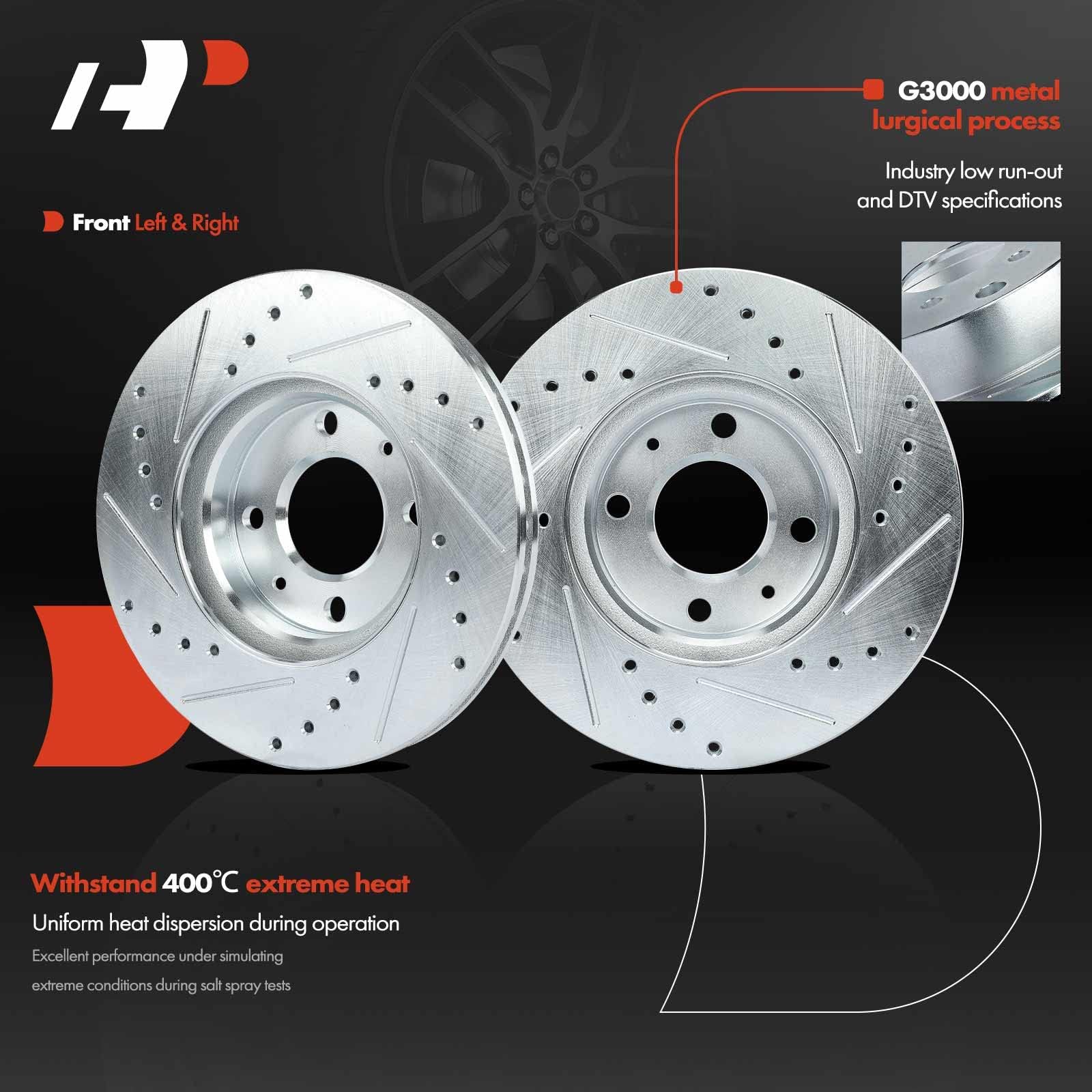 A-Premium Brake Caliper Assembly With Bracket - Front Left For Hyundai Azera, Sonata, Kia Amanti (2006-2011)
