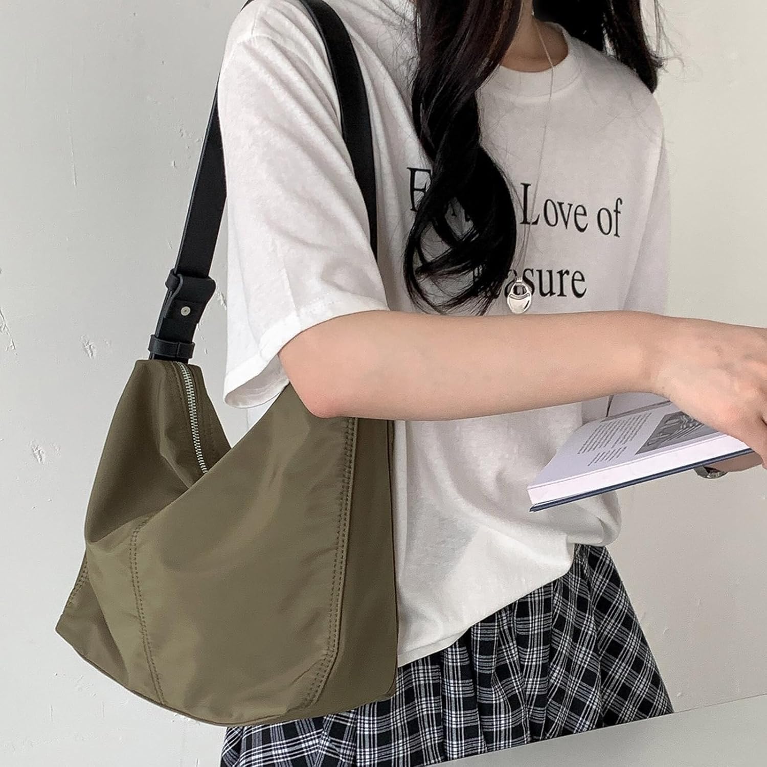 Women Bag Simple Crossbody Korean Styles Shoulder Shopping School Trendy Messengers For Everyday Korean Styles Messenger - Image 9
