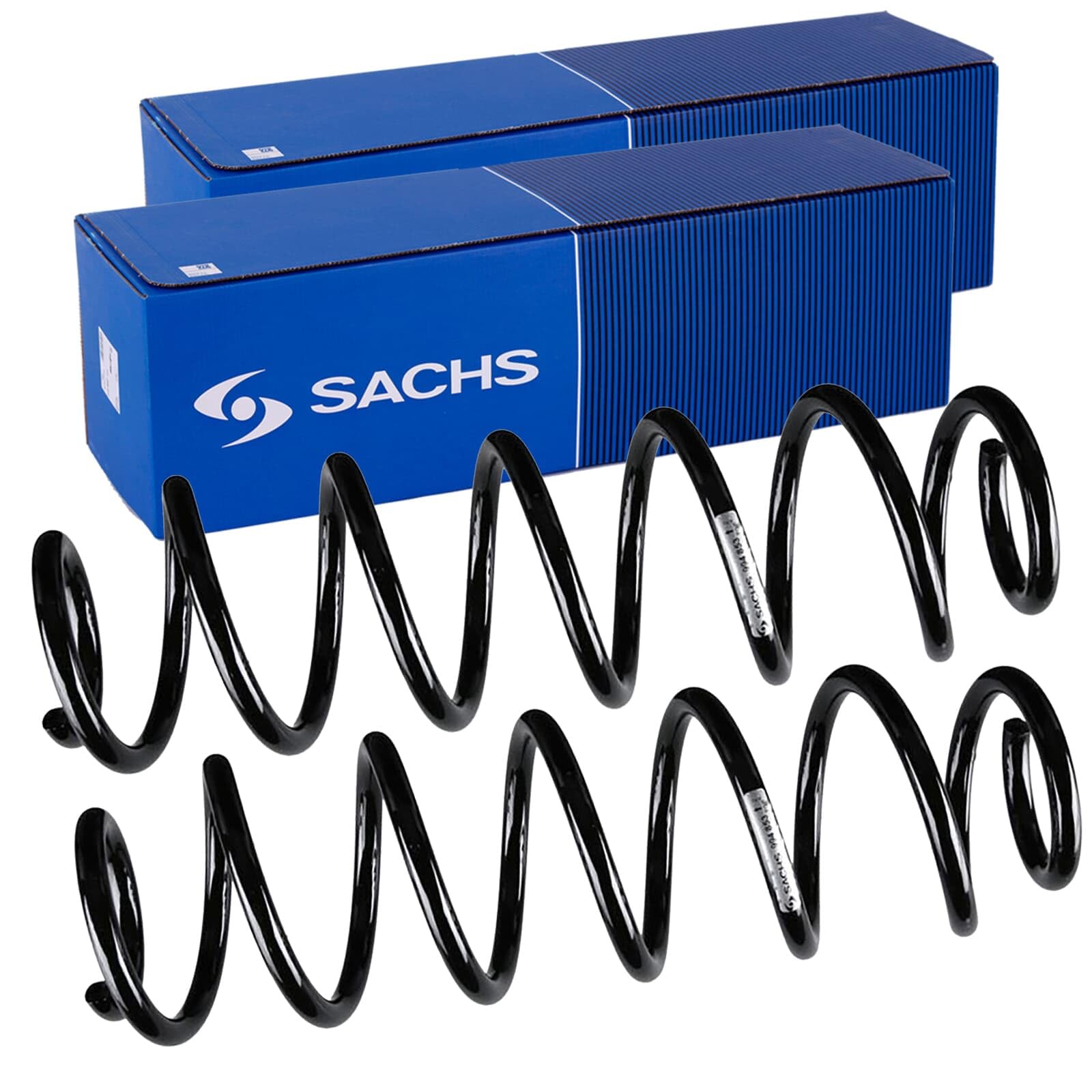 BandelOne enthält 2x Sachs Fahrwerksfeder Hinterachse passend für Golf Vii Viii
